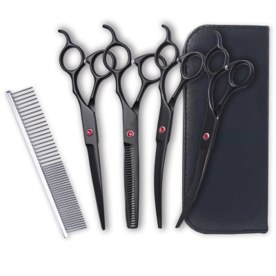 7 Inch Dog Grooming Scissors Kit of 5 02