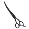 Dog Grooming Scissors Kit Dog Grooming Shear Set Professional Pet Grooming Tools 5 Piece Set 7 Inch Black 