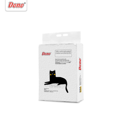 DONO Cat Litter Activated Carbon Tofu Bentonite Clumping Cat Litter Dust-free Does Not Touch The Bottom 01