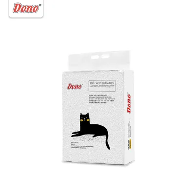 DONO Cat Litter Activated Carbon Tofu Bentonite  Clumping Cat Litter Dust-free Does Not Touch The Bottom 01