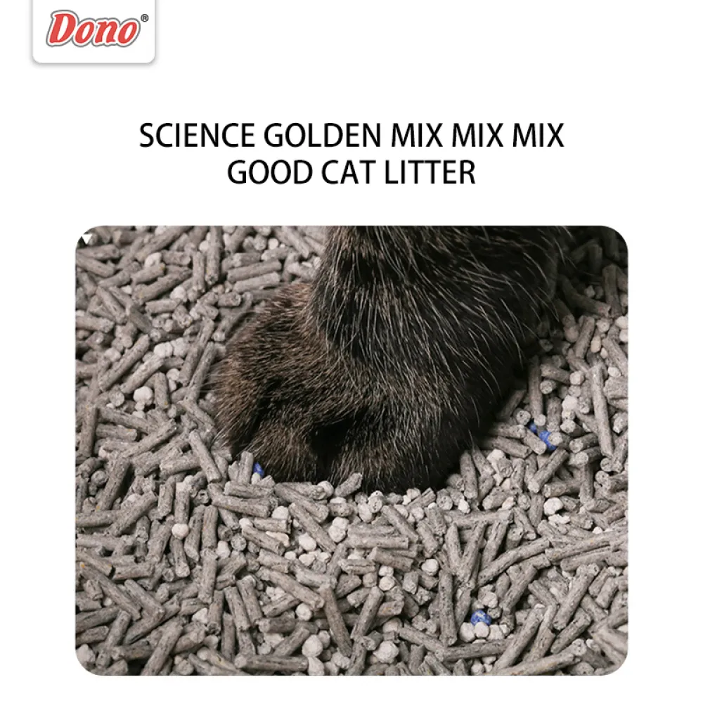 DONO Cat Litter Activated Carbon Tofu Bentonite Clumping Cat Litter Dust-free Does Not Touch The Bottom