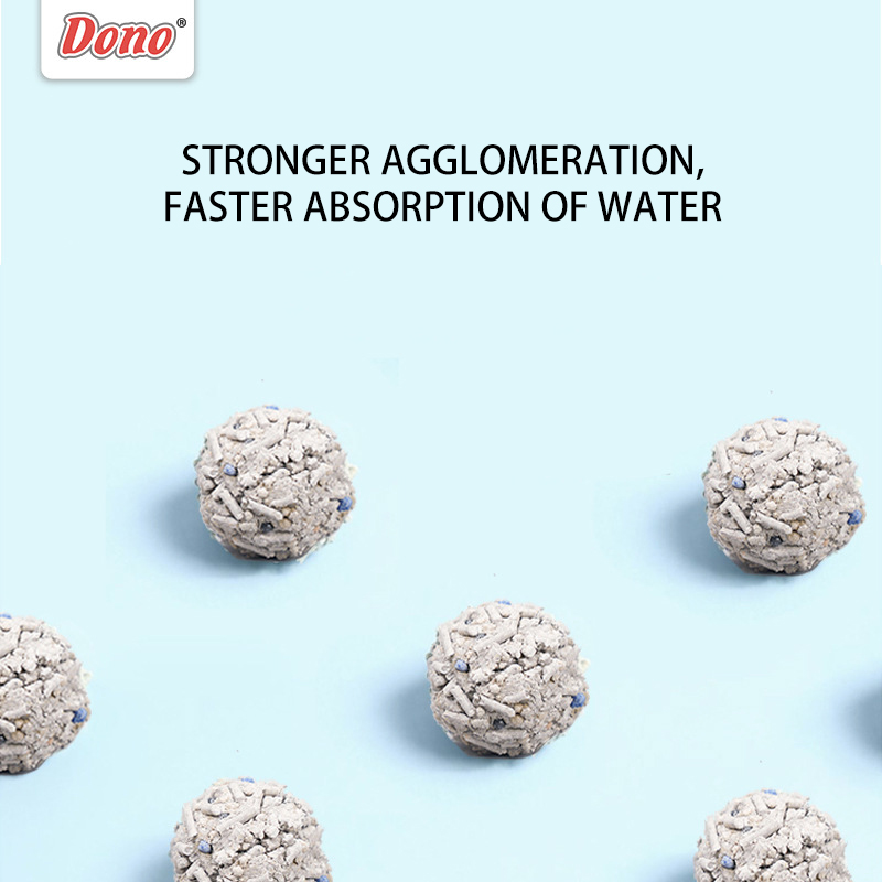 DONO Cat Litter Activated Carbon Tofu Bentonite Clumping Cat Litter Dust-free Does Not Touch The Bottom