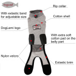DOGLEMI Cat Recovery Suit for Small Medium Cats