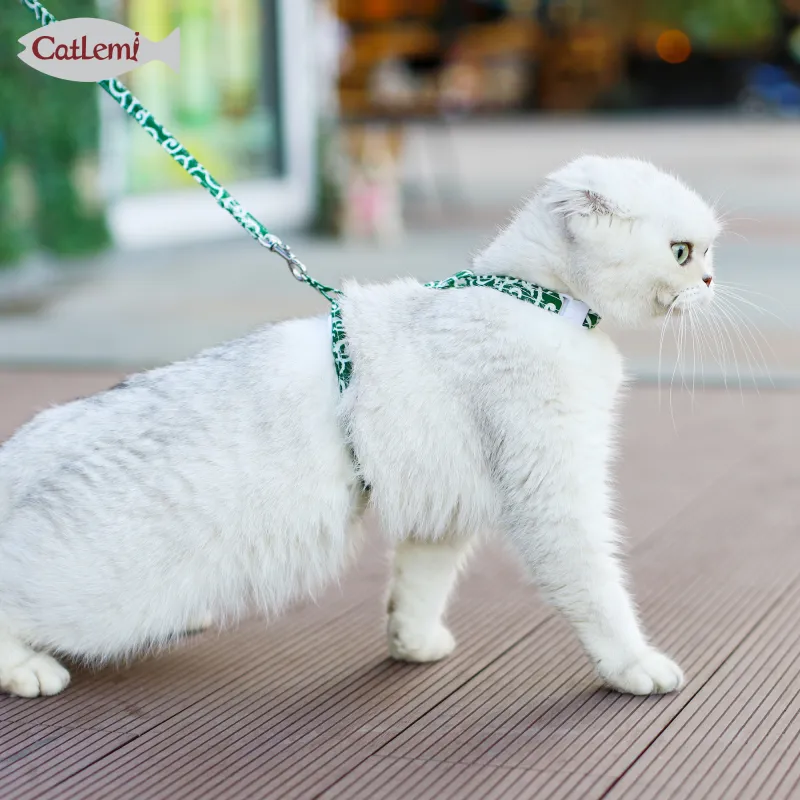 DOGLEMI Cat Harness Cat Harness And Leash Escape Proof Cat Harness07