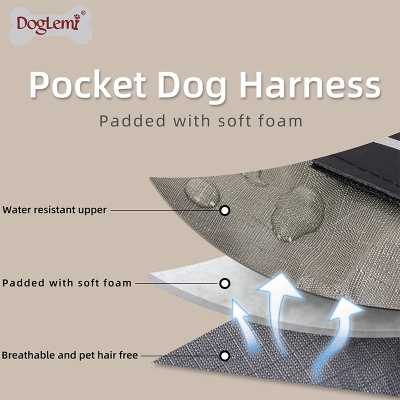 DOGLEMI Multifunctional Walk Dog Harness 02
