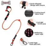 DOGLEMI Reflective Explosion-proof Dog Training Leashs