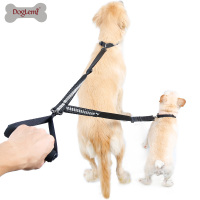 DOGLEMI Double Dog Leash Explosion-proof Dog Training Leashs Dog Walking Leash