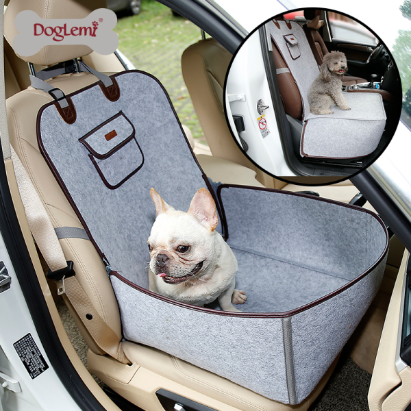 DOGLEMI Cat Dog Car Seat Dog Car Seat Covers Small Dog Car Seat