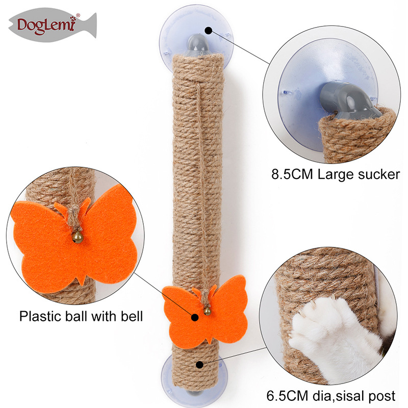 DOGLEMI Cat Scratching Post Sisal Cat Scratching Post Cat Scratching Toy