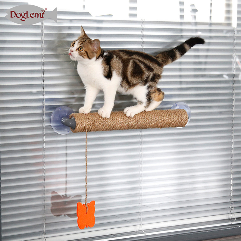 DOGLEMI Cat Scratching Post Sisal Cat Scratching Post Cat Scratching Toy