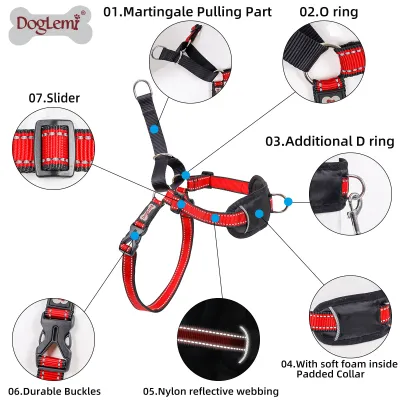 Doglemi Adjustable Dog Walking Harness 02