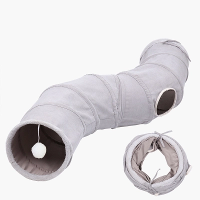 Cat Tunnel Collapsible Cat Tunnel S Shape Cat Tunnel Toy 01