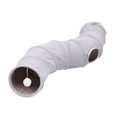 Cat Tunnel Collapsible Cat Tunnel S Shape Cat Tunnel Toy 02