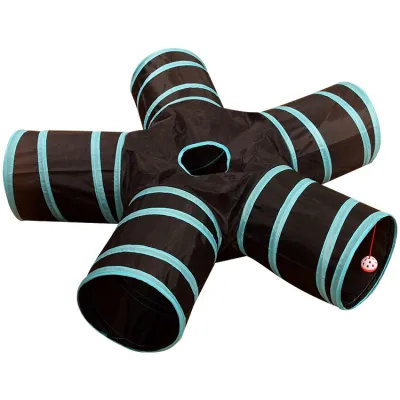 Cat Tunnel 5 Way Foldable Cat Tube Tunnel Cat Tunnel Toy 01
