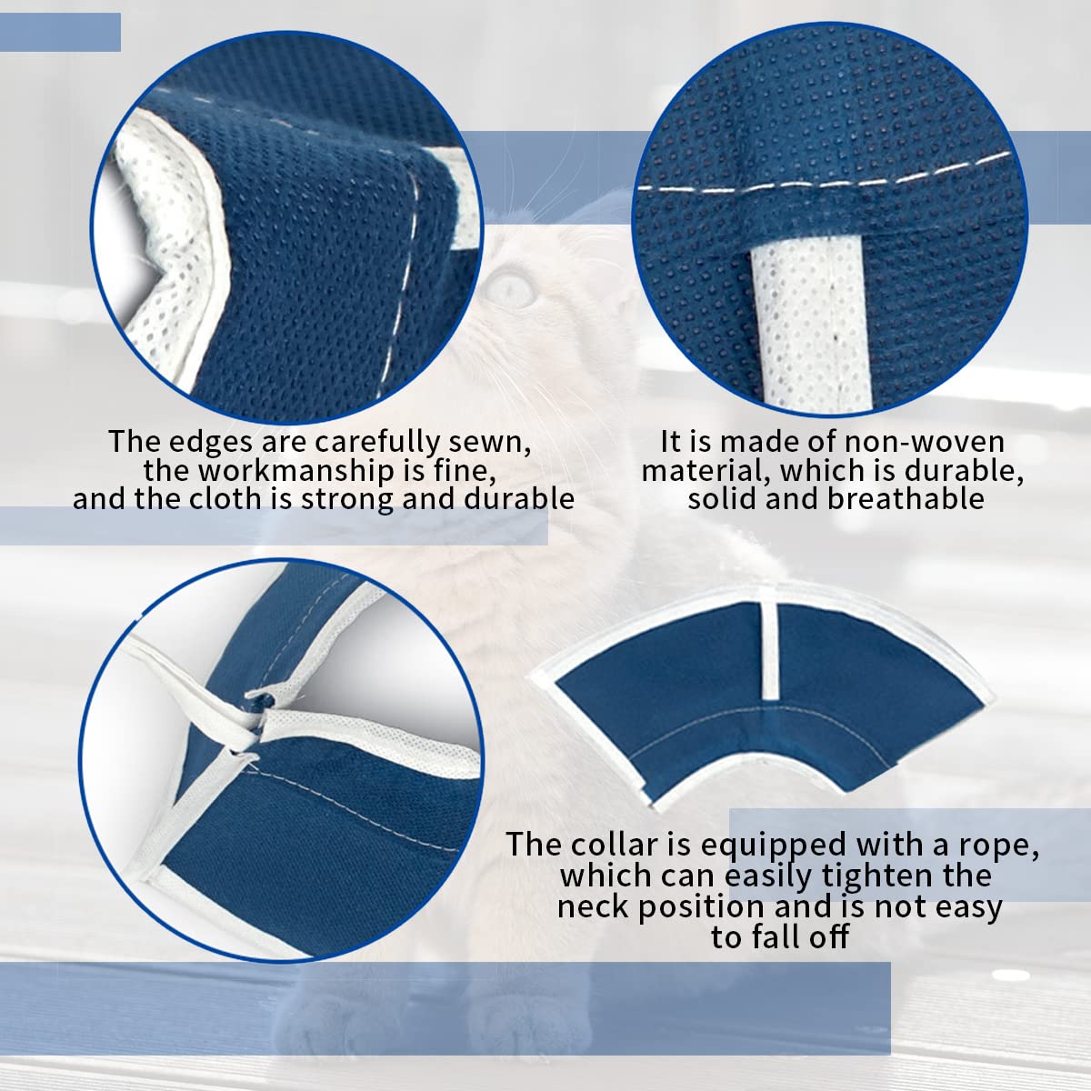 Soft Cone For Cats Recovery After Surgery