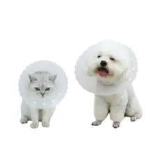 Cat Dog Cones Collar Adjustable00