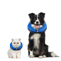 Cat Dog Cones Post Operative recovery Elizabethan Collar Cat Dog Inflatable Collars