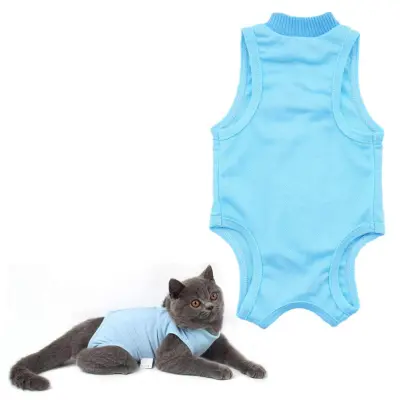 Cat Recovery Suit for Anti Licking Wounds 01