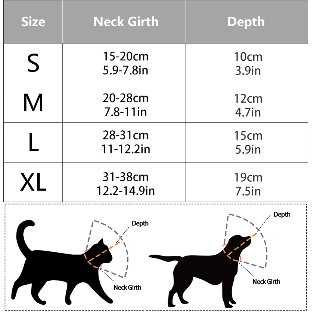 Cat Dog Cones Soft Edge Collar