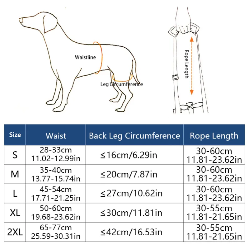 Dog Sling for Back Legs