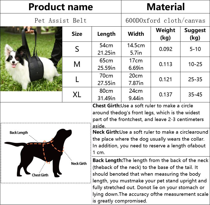 Tailup dog sling on sale