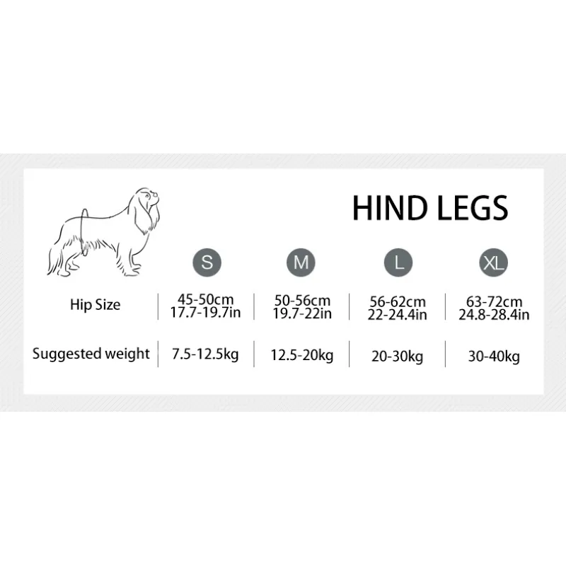 Dog Lift Harness for Hind Legs