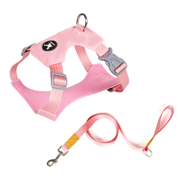 TAILUP Pet Vest Reliable Handle Soft Padded Breathable Mesh  Adjustable Macaron Colors Pet Vest Suit
