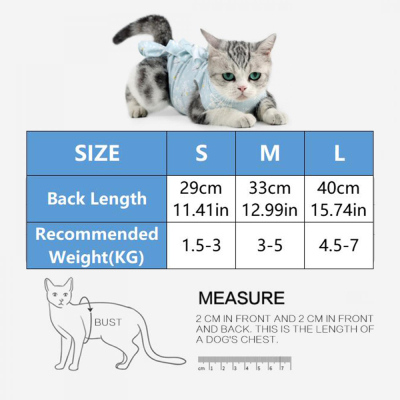Cat Recovery Suit for Post-Operative Care 02