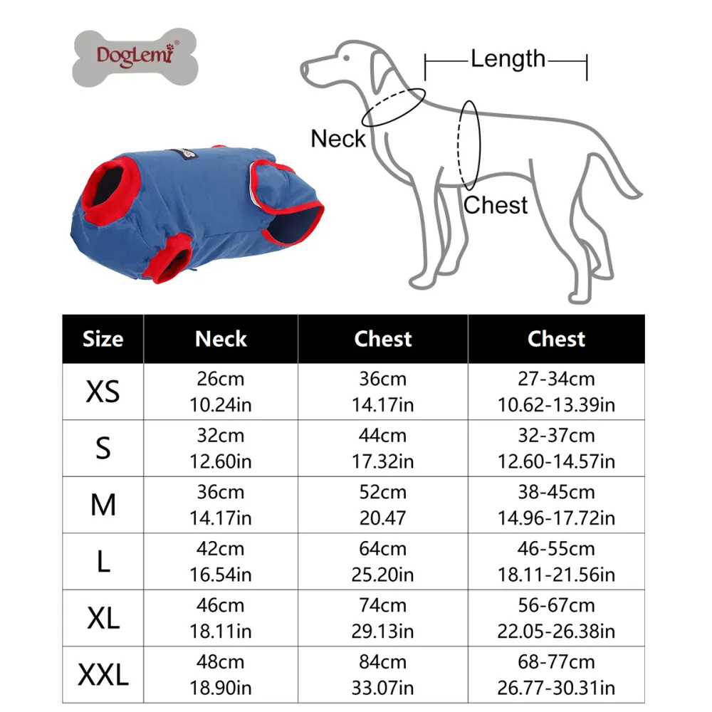 DOGLEMI Dog Recovery Suit for Neutered Anti-licking