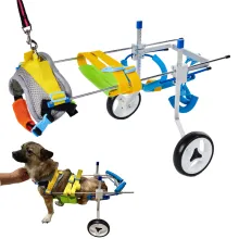 Adjustable Dog Wheelchairs for Back Legs Paralyzed Dog00