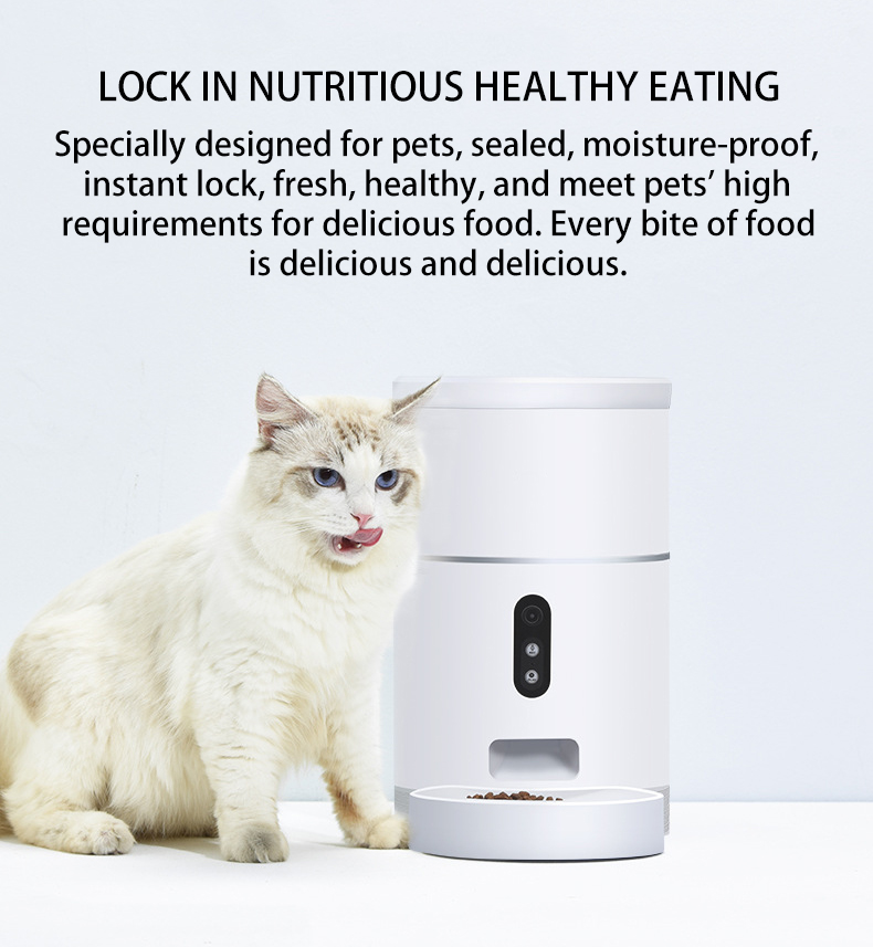 Cat & Dog Wifi Smart Automatic Feeder 4L
