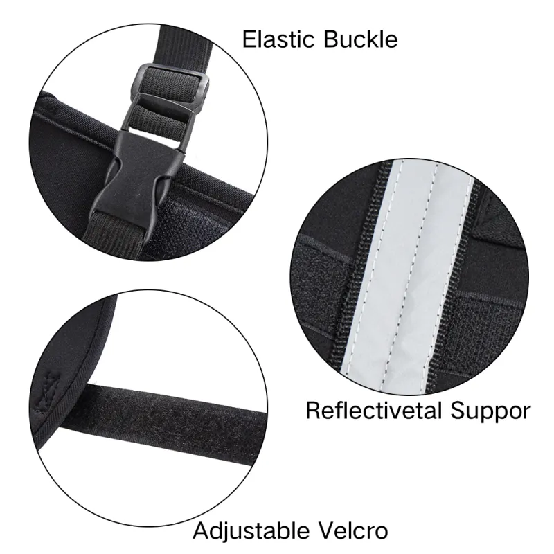 Dog Leg Brace with Reflective Metal Support04