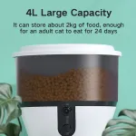 Cat Dog Wifi Smart Automatic Feeder 4L