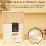 Automatic Cat Feeder With Wide Angle Hd Camera 3L
