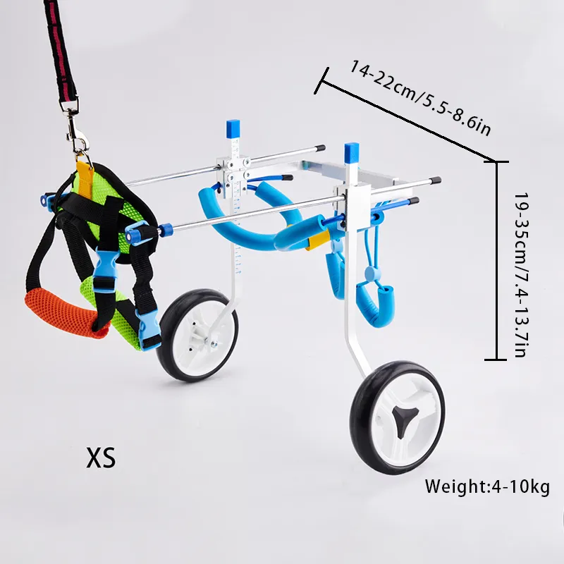 Adjustable Dog Wheelchairs for Back Legs Paralyzed Dog09