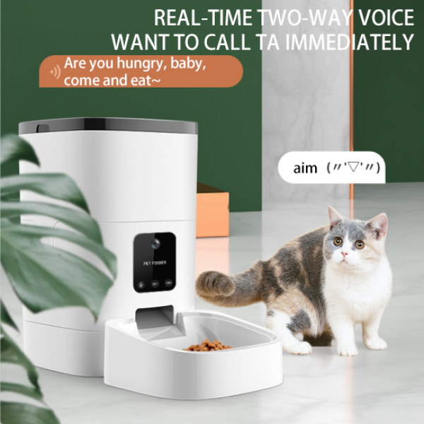 DUDUPET Cat & Dog Smart Automatic Feeder With HD Camera 4L