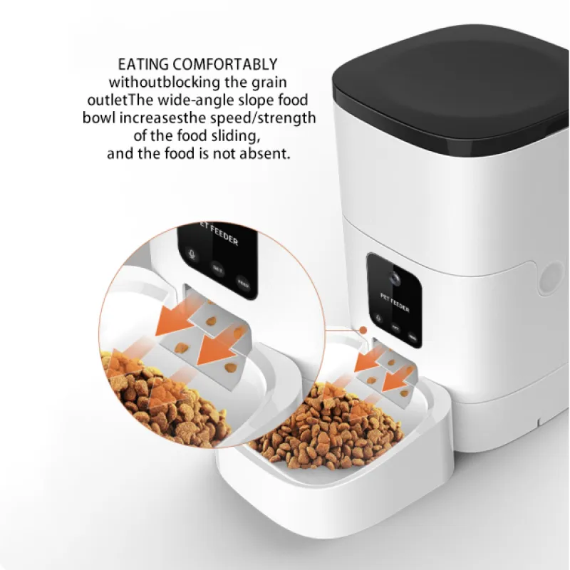 DUDUPET Cat & Dog Smart Automatic Feeder With HD Camera 4L05