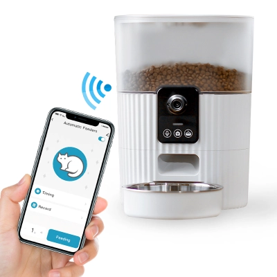 Automatic Cat Feeder With Wide Angle Hd Camera 3L 01