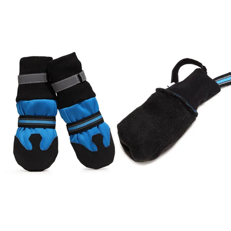 Dog Boots With Reflective Strips03