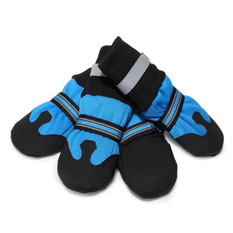 Dog Boots With Reflective Strips07