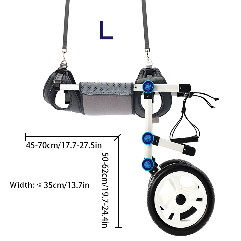 Fordable Dog Wheelchairs For Dog Back Legs15
