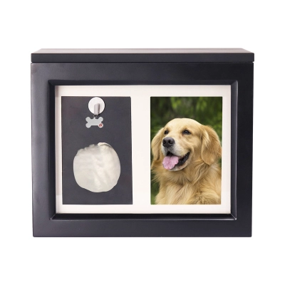 Cat Dog Urns Memorial Clay Paw Print 01
