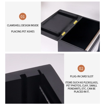 Cat Dog Urns Memorial Clay Paw Print 02