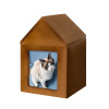 Pine Pet Urns With Photo Frame