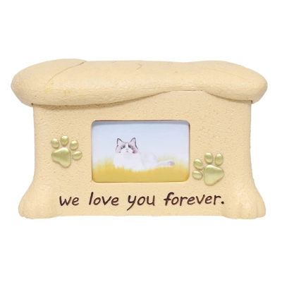 Resin Cat Urns With Photo Frame 01