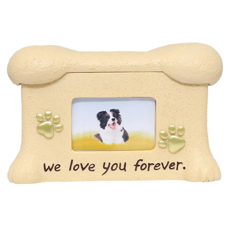 Resin Dog Urns With Photo Frame00