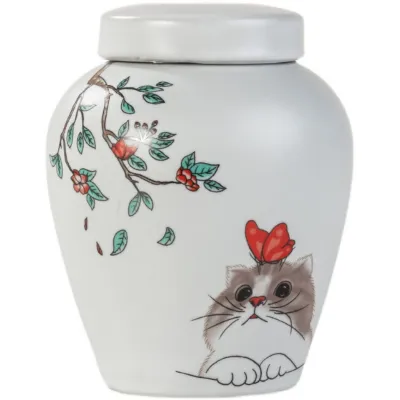 Ceramic Pet Urns For Cats 01