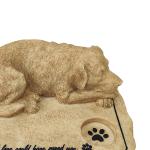 Dog Headstone Monument With Candle Hole Customizable