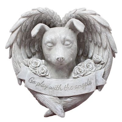 Angel Dog Memorial Stone 01