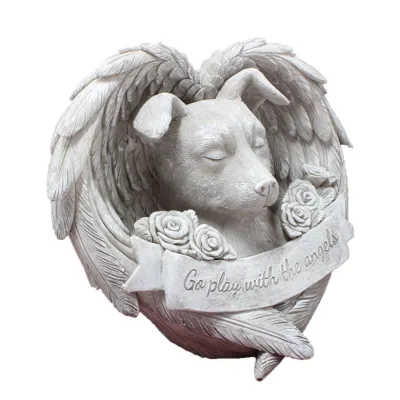 Angel Dog Memorial Stone 02